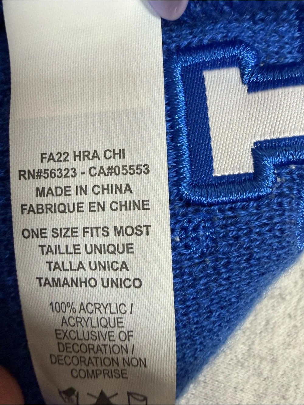 Nike Air Force Falcons Space Force Rivalry Scarf Blue- One Size
